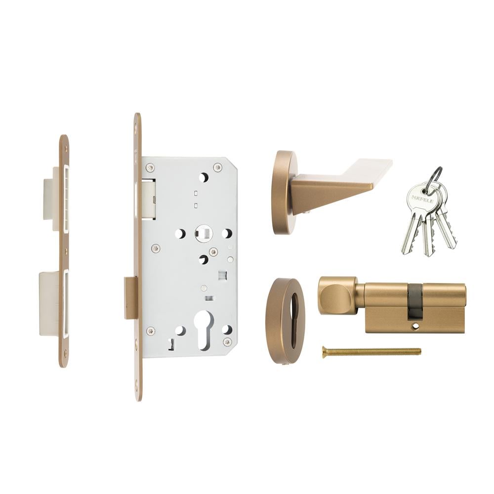 มือจับก้านโยกห้องทั่วไป MORTISE HAFELE 489.11.135 สีทองเหลืองรมดำ