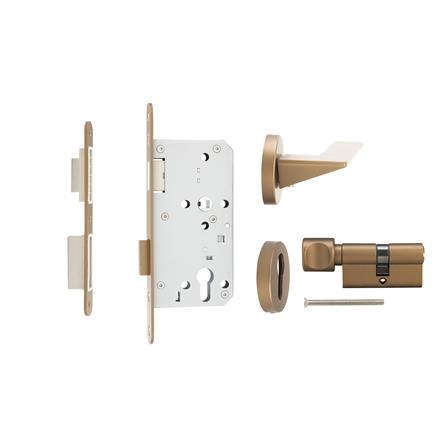 มือจับก้านโยกห้องน้ำ MORTISE HAFELE 489.11.136 สีทองเหลืองรมดำ_1