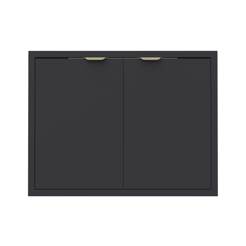 บานซิงค์คู่ MJ GLITTER 86x66 ซม. สี GREY GRAPHITE