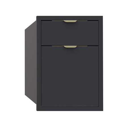 ตู้ลิ้นชัก MJ GLITTER 46x66 ซม. สี GREY GRAPHITE_1