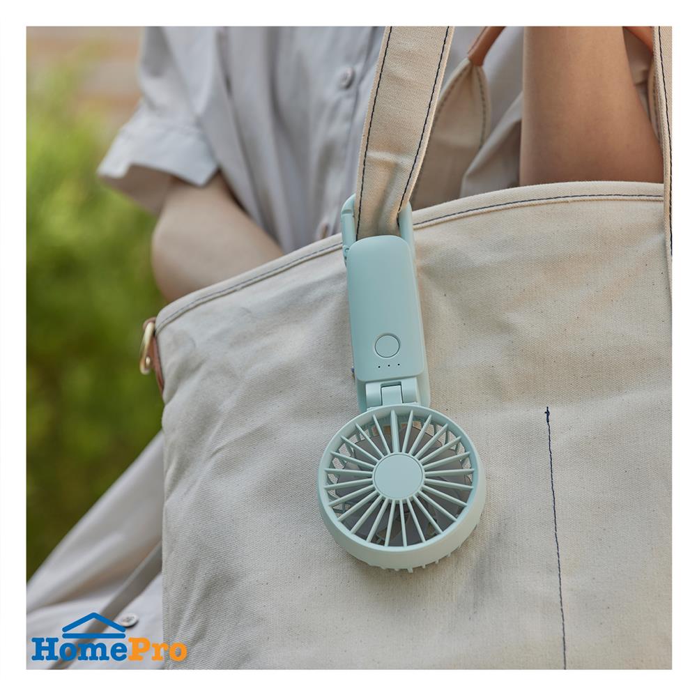 พัดลมพกพา 3 นิ้ว RHYTHM 740131003 สีฟ้า