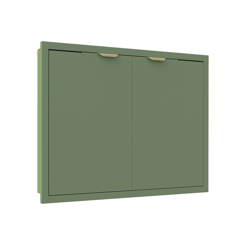 บานซิงค์คู่ MJ GLITTER 86x66 ซม. สี MATCHA