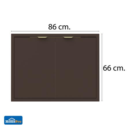 บานซิงค์คู่ MJ GLITTER 86x66 ซม. สี CHOC MOOSE_3