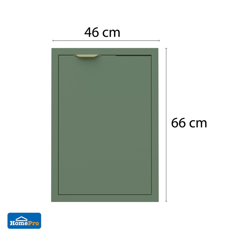 บานซิงค์เดี่ยว MJ GLITTER 46x66 ซม. สี MATCHA