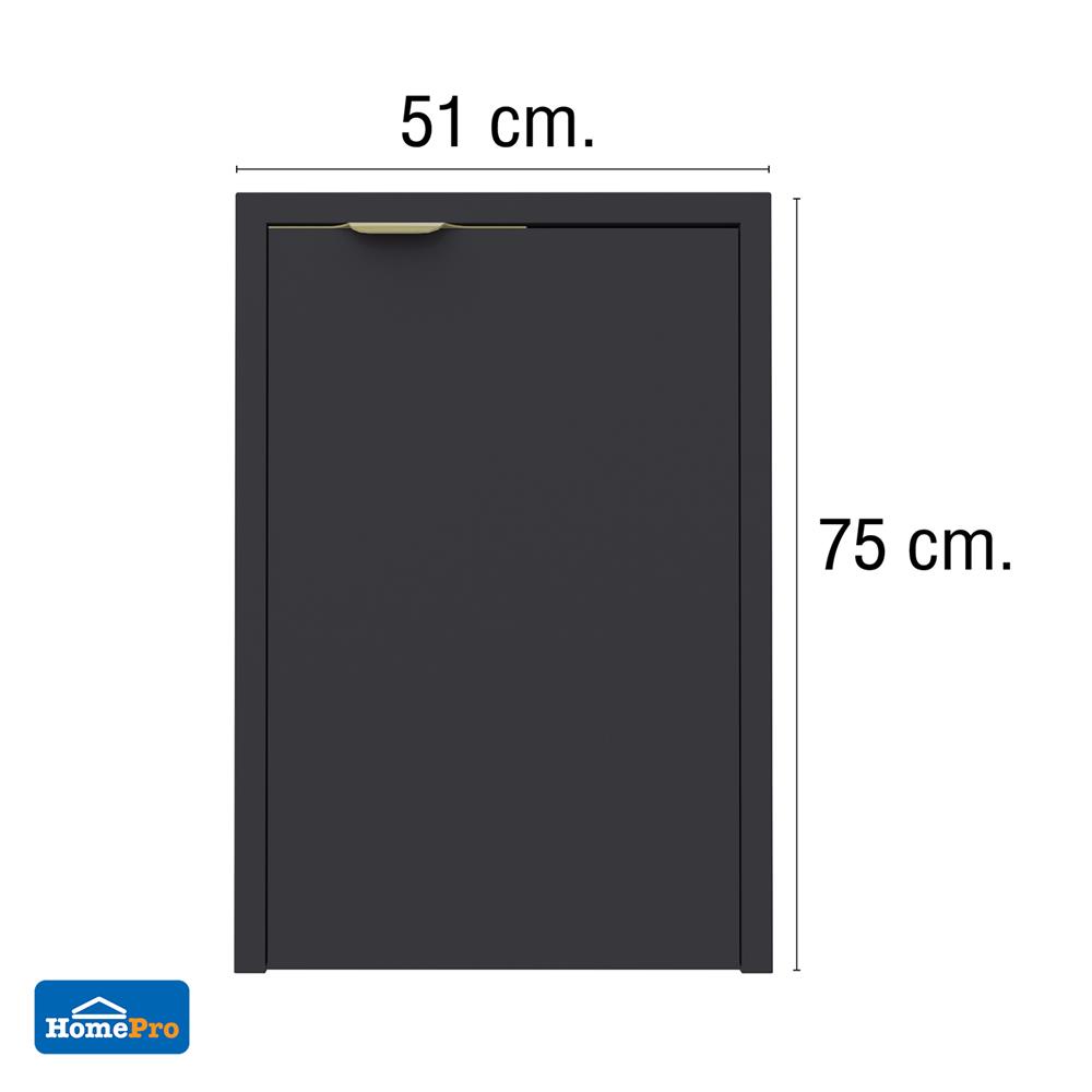 บานถังแก๊ส MJ GLITTER 51x75 ซม. สี GREY GRAPHITE