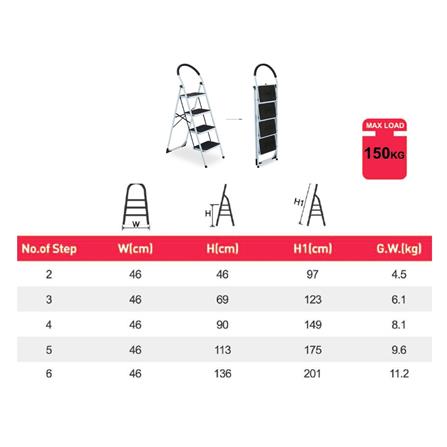 บันได STEP 3 ขั้น BARCO สีขาว-ดำ_4