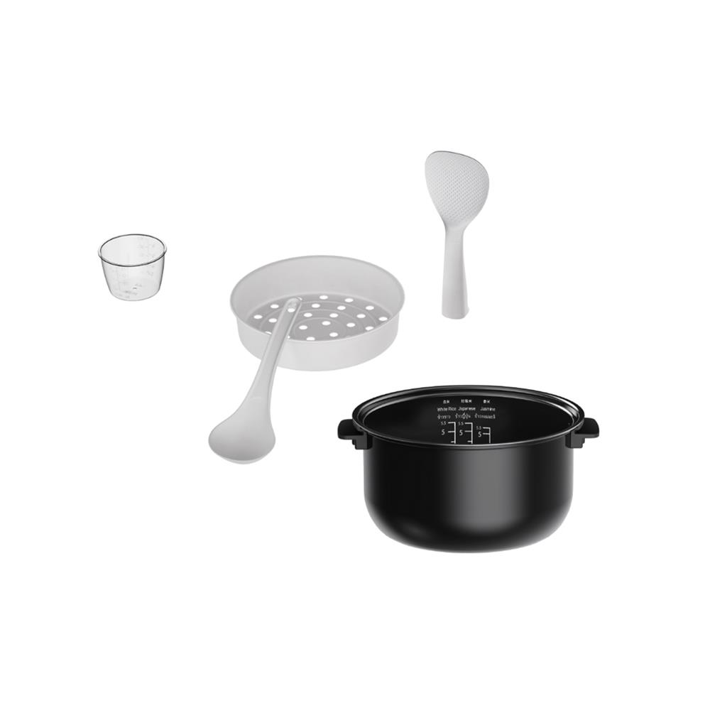 หม้อหุงข้าว DIGITAL HITACHI RZ-R10XP สีดำ 1 ลิตร