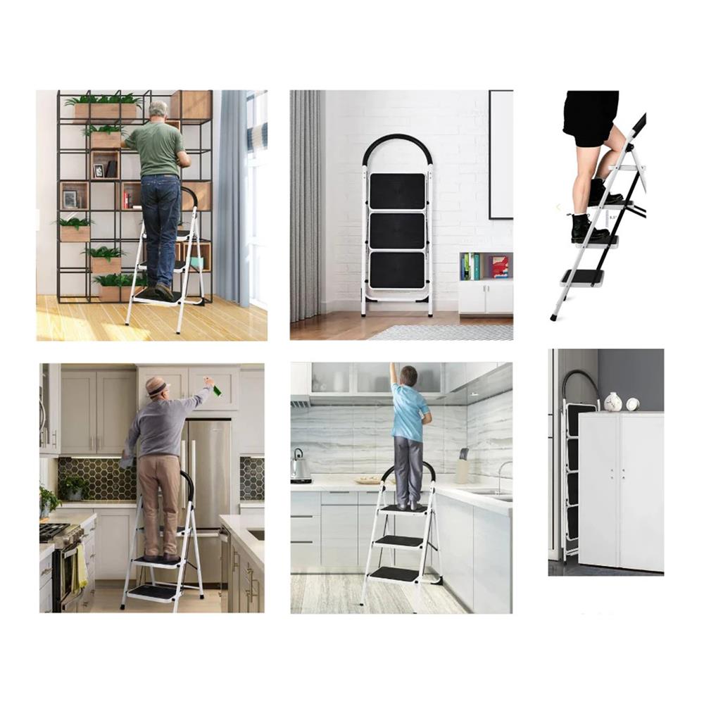 บันได STEP 5 ขั้น BARCO สีขาว-ดำ