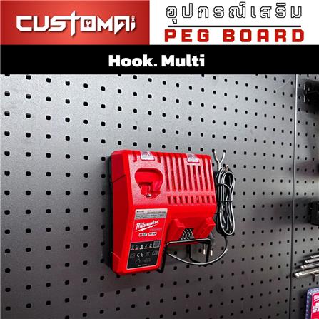 ตะขอแขวนเหล็ก MULTI CUSTOMAI สีดำ_3