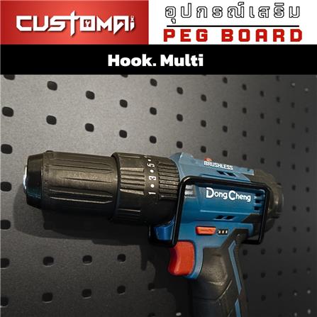 ตะขอแขวนเหล็ก MULTI CUSTOMAI สีดำ_4