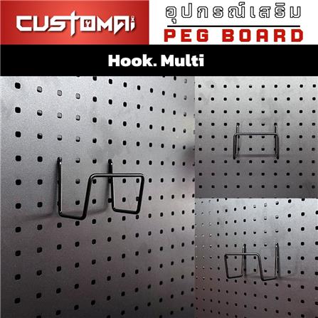 ตะขอแขวนเหล็ก MULTI CUSTOMAI สีดำ_5