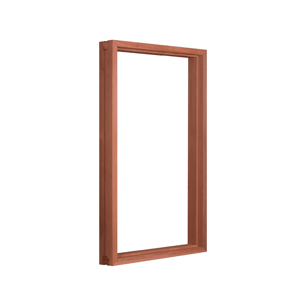 วงกบหน้าต่างไม้เบญจพรรณ 1 ช่อง VK 60x100 ซม. สีธรรมชาติ