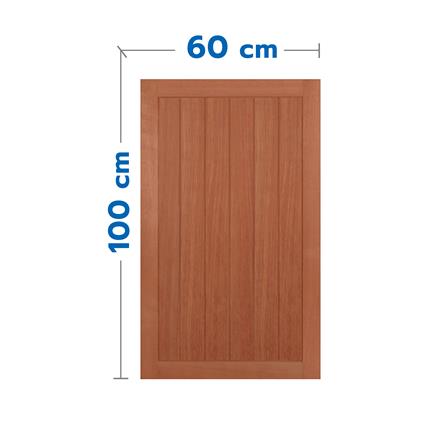 หน้าต่างไม้เนื้อแข็ง VK VK334 สายฝน 60x100 ซม. สีธรรมชาติ_0