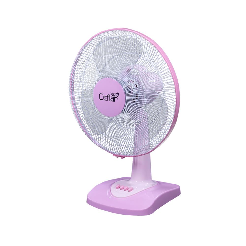 พัดลมตั้งโต๊ะ 16 นิ้ว CEFLAR FB-1602 สีชมพู
