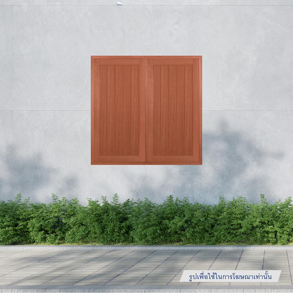 หน้าต่างไม้เนื้อแข็ง VK VK334 สายฝน 50x100 ซม. สีธรรมชาติ