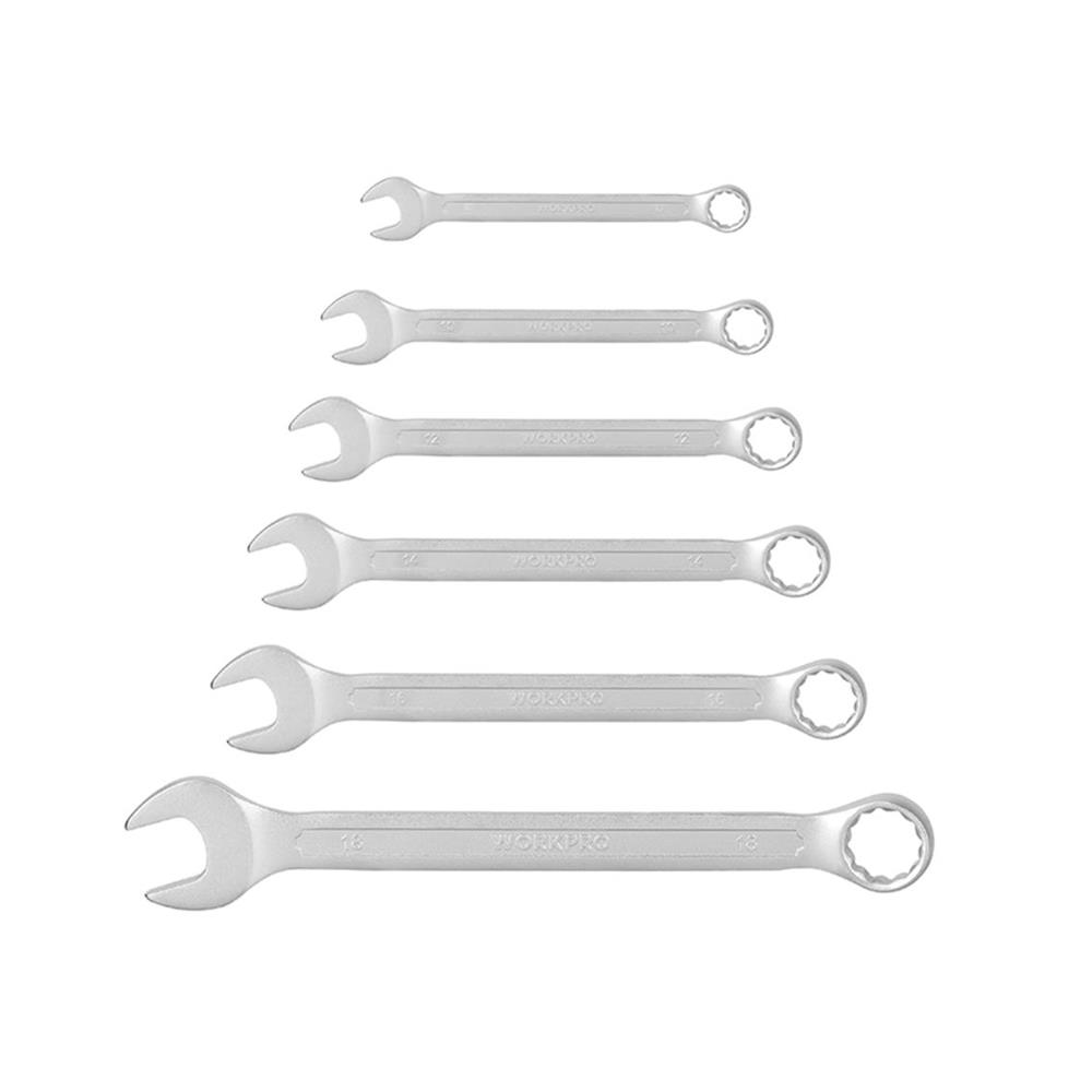 ชุดประแจแหวนข้างปากตาย WORKPRO 6 ชิ้น