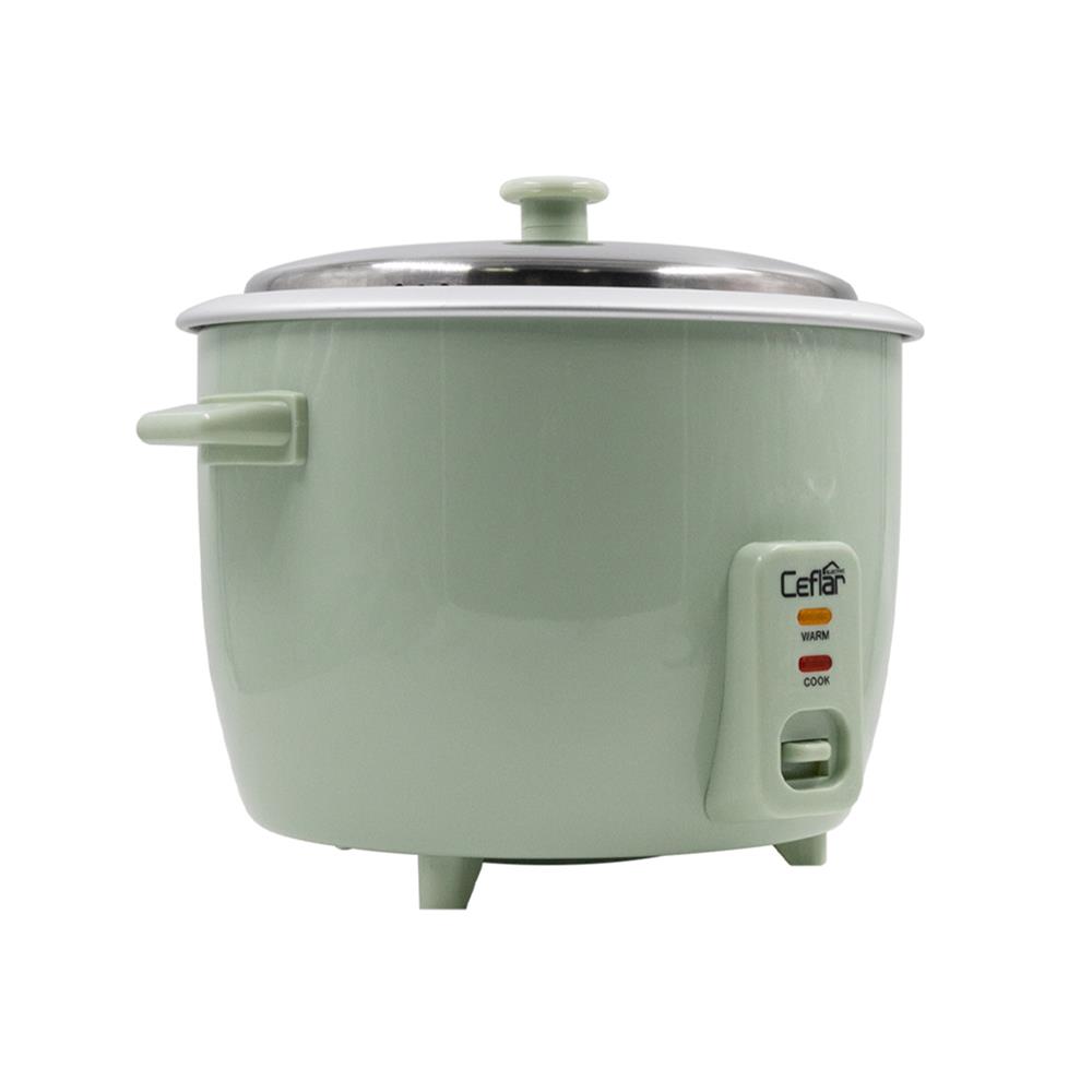 หม้อหุงข้าวธรรมดา CEFLAR CR-185 1.8 ลิตร สีเขียว