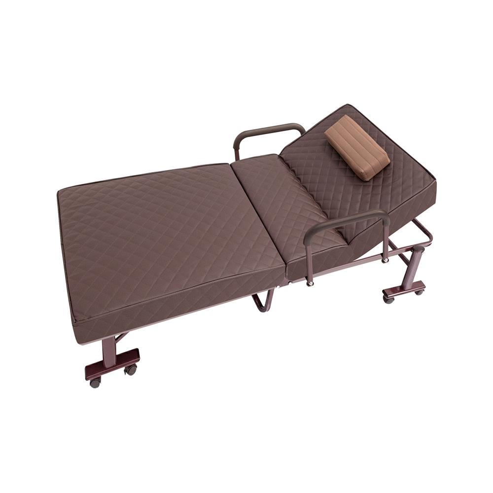 เตียงพับพร้อม TOPPER THAIBULL OLT3D145-80S (3D) สีน้ำตาล