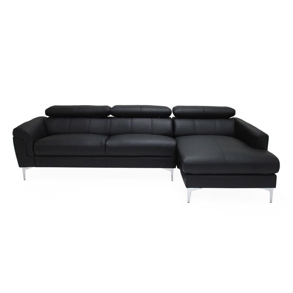 โซฟาเข้ามุมขวา SB FURNITURE GEEZER 19216825 สีดำ