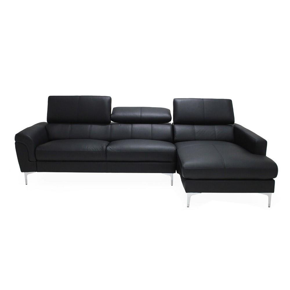 โซฟาเข้ามุมขวา SB FURNITURE GEEZER 19216825 สีดำ