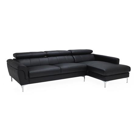 โซฟาเข้ามุมขวา SB FURNITURE GEEZER 19216825 สีดำ_1