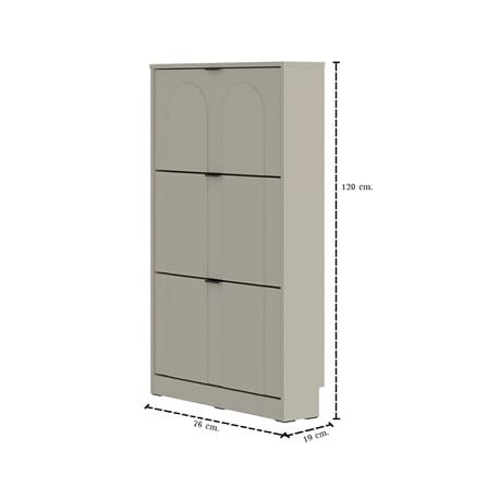 ตู้วางรองเท้า SB FURNITURE LUNETTA 19242245 76 ซม. สีครีม_5