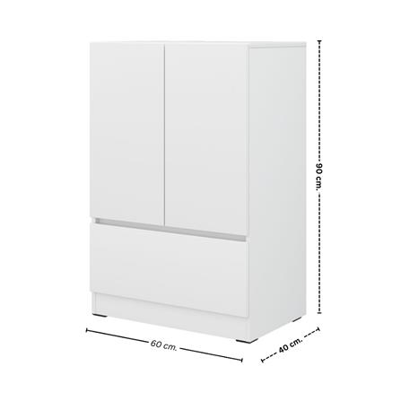 ตู้วางรองเท้า KONCEPT PURA 19237757 60 ซม. สีขาว_5