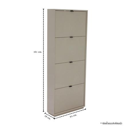 ตู้วางรองเท้า KONCEPT JOJA 19117831 64 ซม. สีน้ำตาล_3