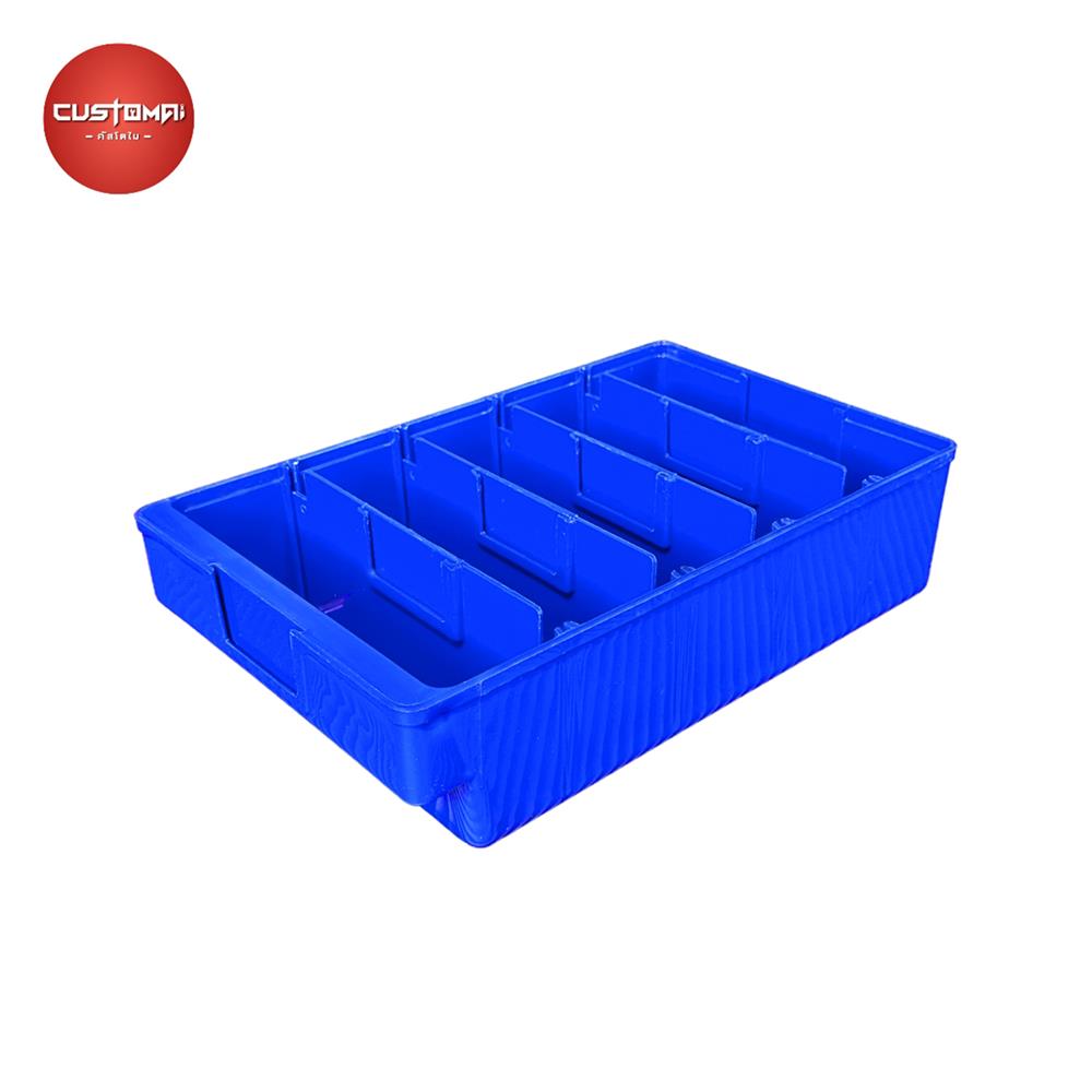 กล่องเครื่องมือใส่อะไหล่ 5 ช่อง CUSTOMAI NO.1035 สีน้ำเงิน_1