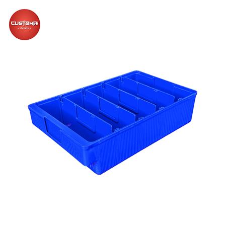 กล่องเครื่องมือใส่อะไหล่ 5 ช่อง CUSTOMAI NO.1035 สีน้ำเงิน_0