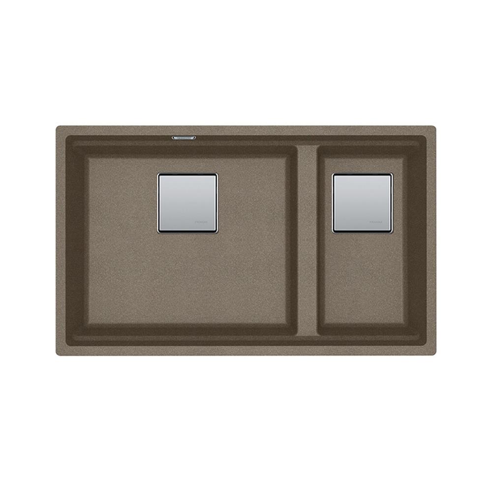 ซิงค์ฝัง 2 หลุม FRANKE KNG 120 OYSTER 76 ซม. สีน้ำตาล