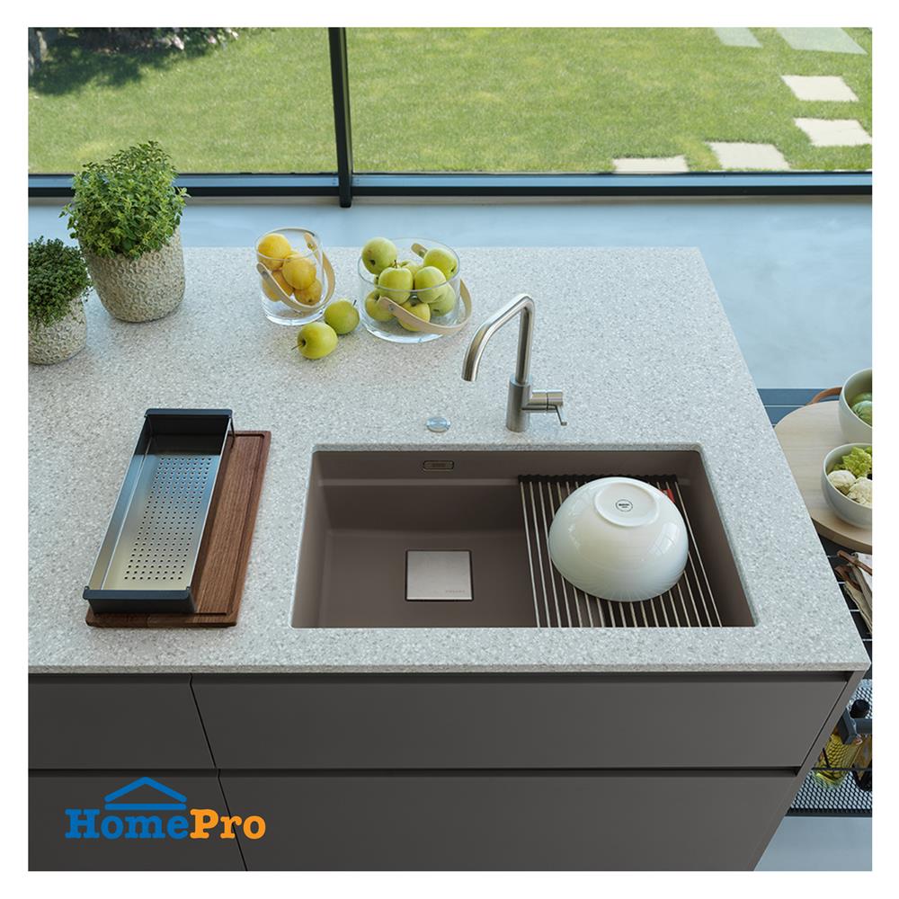 ซิงค์ฝัง 2 หลุม FRANKE KNG 120 OYSTER 76 ซม. สีน้ำตาล