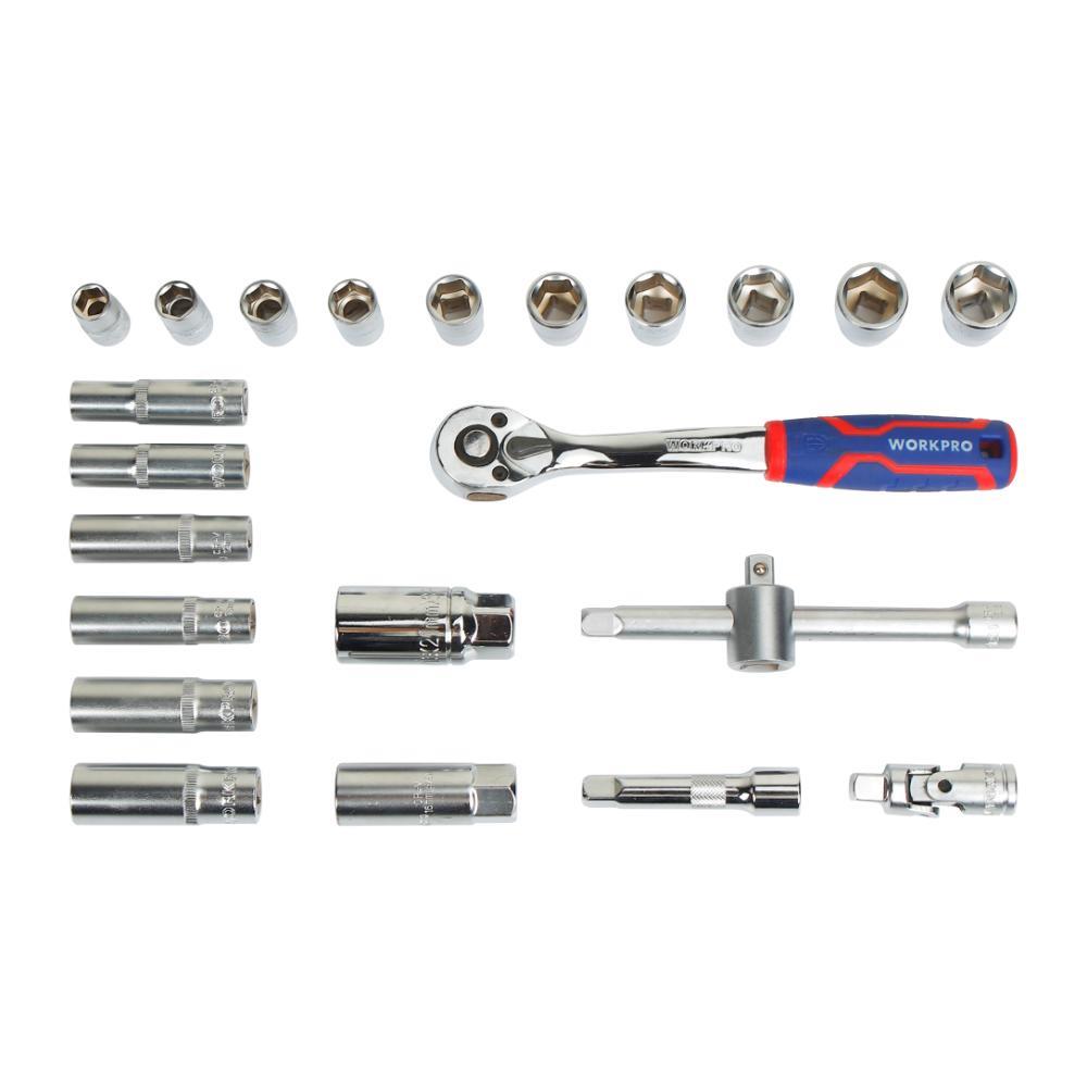 ชุดประแจซ็อกเก็ต WORKPRO 3/8นิ้ว 23 ชิ้น
