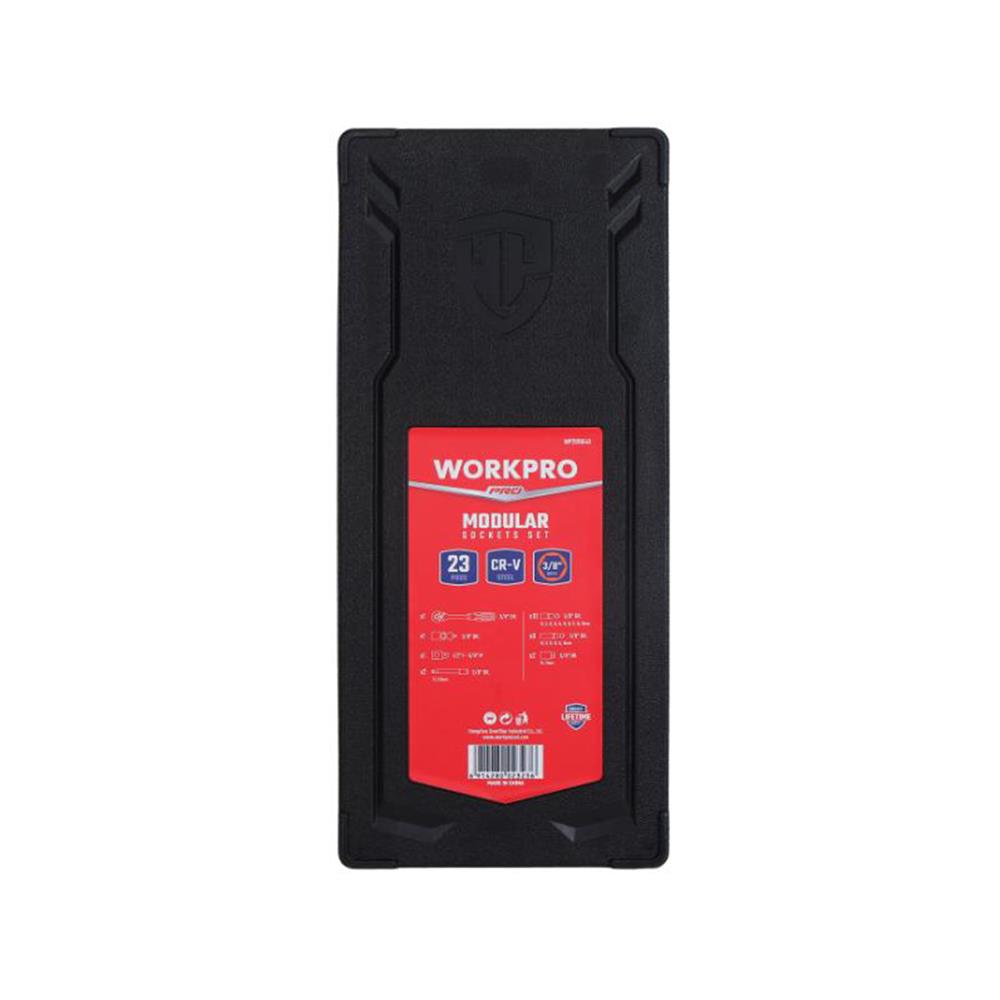 ชุดประแจซ็อกเก็ต WORKPRO 3/8นิ้ว 23 ชิ้น