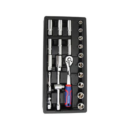 ชุดประแจซ็อกเก็ต WORKPRO 3/8นิ้ว 23 ชิ้น_1