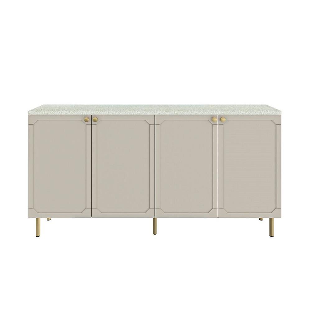 ตู้เตี้ย SB FURNITURE AELINA 19243216 160 ซม. สีครีม