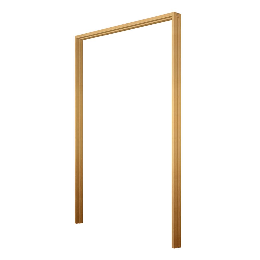 วงกบประตูไม้กาเปอร์บานคู่ VK SL0724 160x200 ซม. สีธรรมชาติ