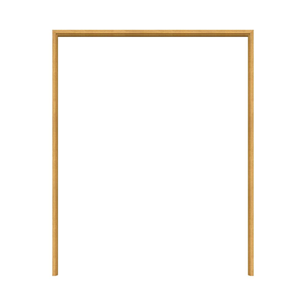 วงกบประตูไม้กาเปอร์บานคู่ VK SL0724 160x200 ซม. สีธรรมชาติ