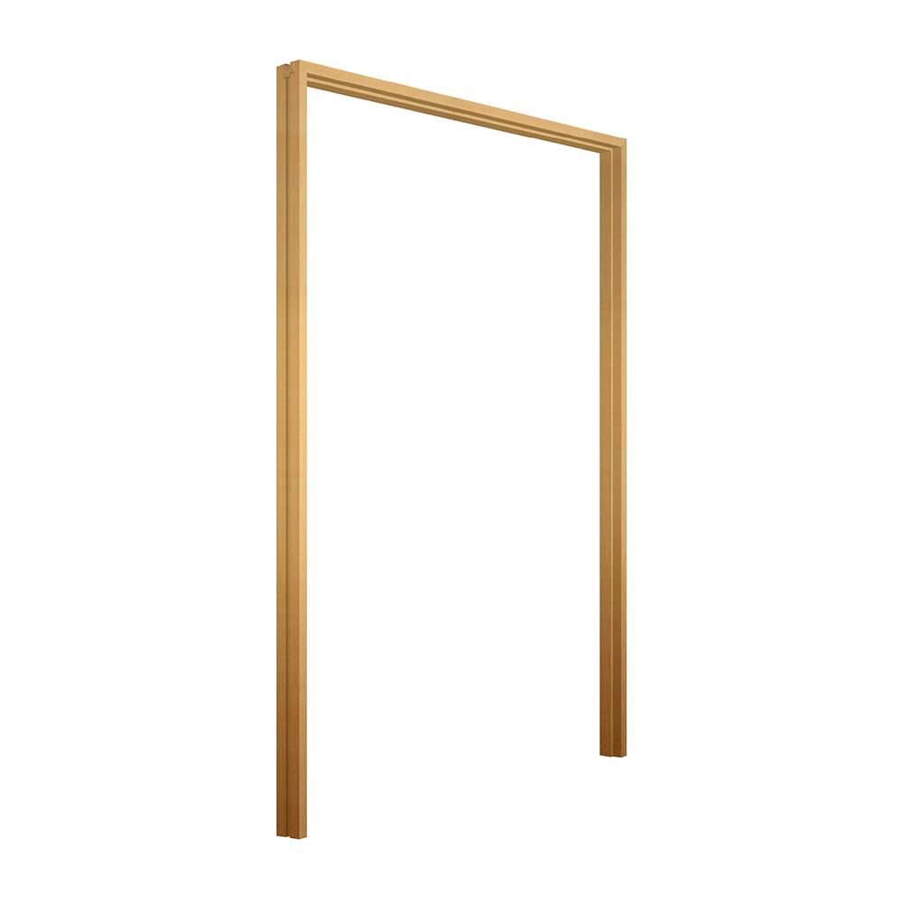 วงกบประตูไม้กาเปอร์บานคู่ VK SL0724 160x200 ซม. สีธรรมชาติ