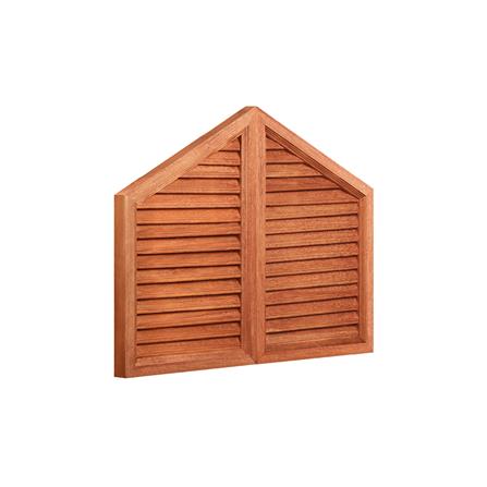 เกล็ดจั่วไม้ระบายอากาศบานคู่ VK 80x60 ซม. สีธรรมชาติ_1