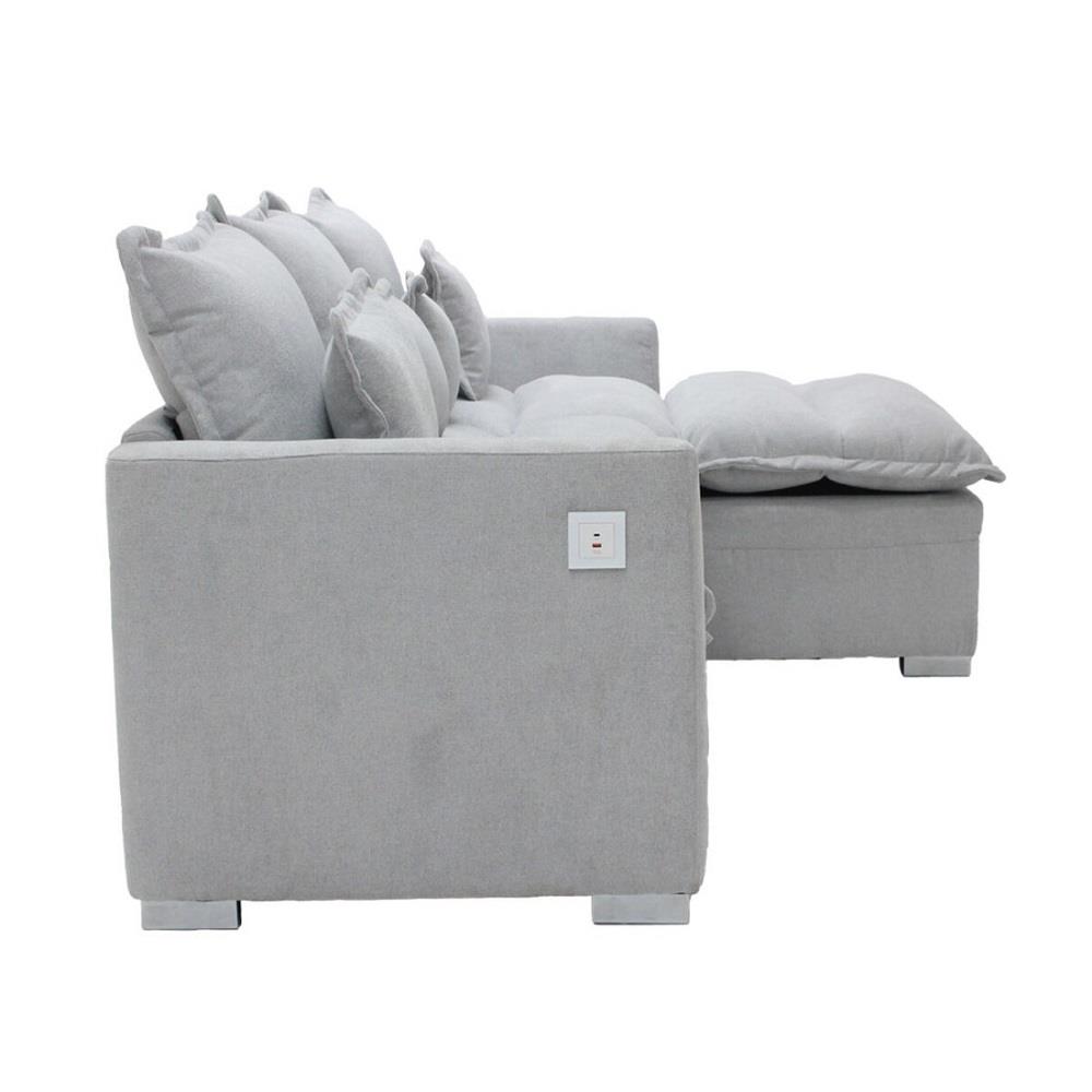 โซฟาเข้ามุมขวา SB FURNITURE TALIA PLUS 19236411 สีเทา