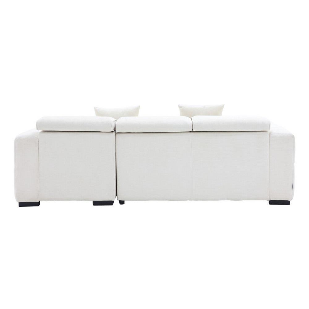 โซฟาเข้ามุมขวา SB FURNITURE CARNELL 19243066 สีขาว