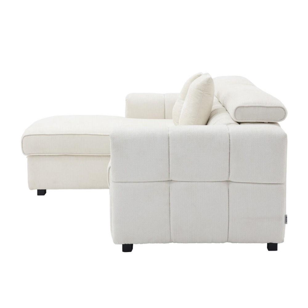 โซฟาเข้ามุมซ้าย SB FURNITURE CARNELL 19243065 สีขาว