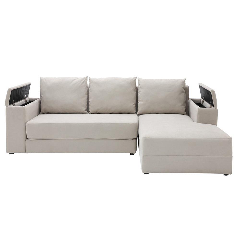 โซฟาเข้ามุมขวา KONCEPT RAPHAT 19231309 สีครีม