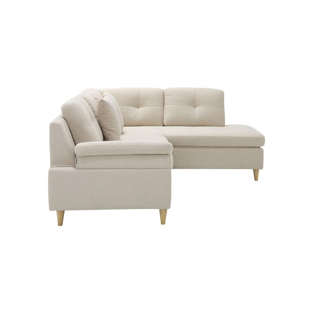 โซฟาเข้ามุมขวา KONCEPT TULIO PLUS 19226581 สีครีม