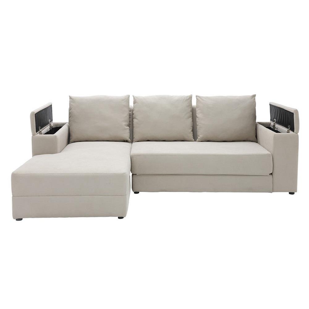 โซฟาเข้ามุมซ้าย KONCEPT RAPHAT 19231308 สีครีม