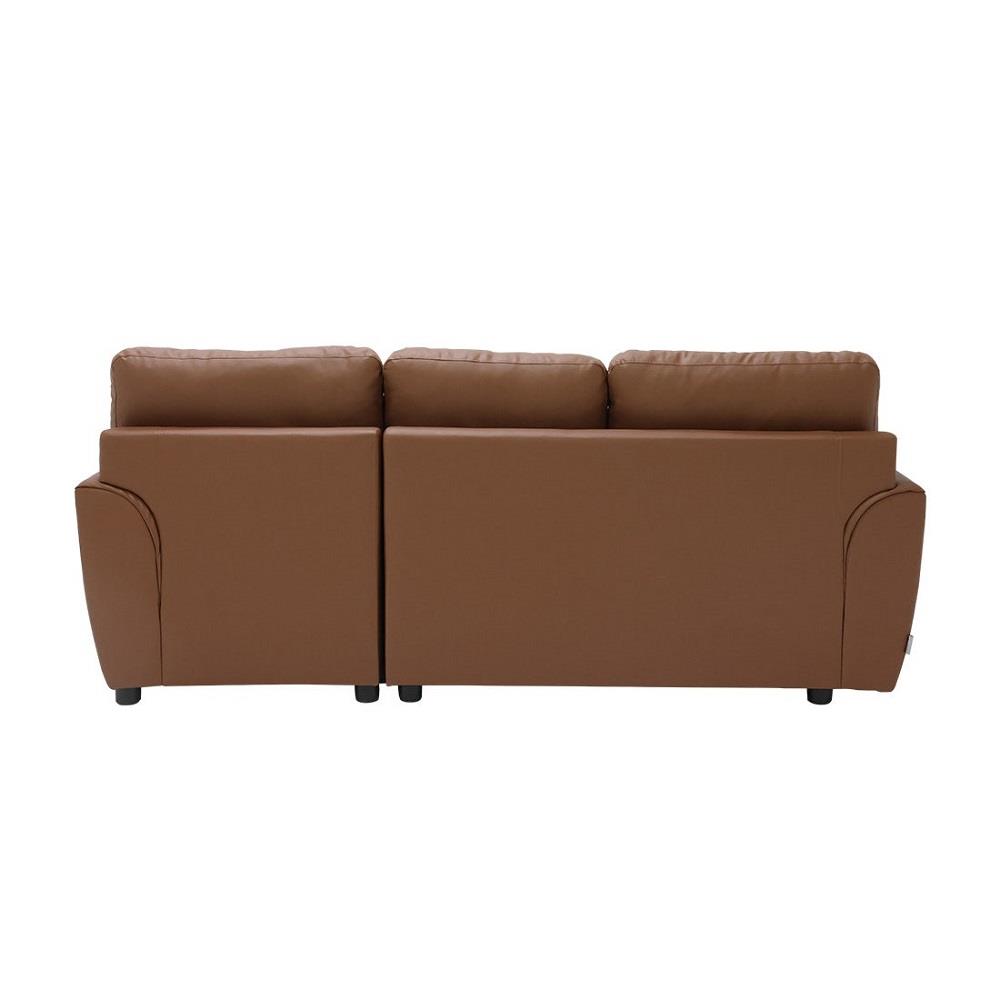 โซฟาเข้ามุมขวา KONCEPT RIOWA 19229207 สีน้ำตาลอ่อน