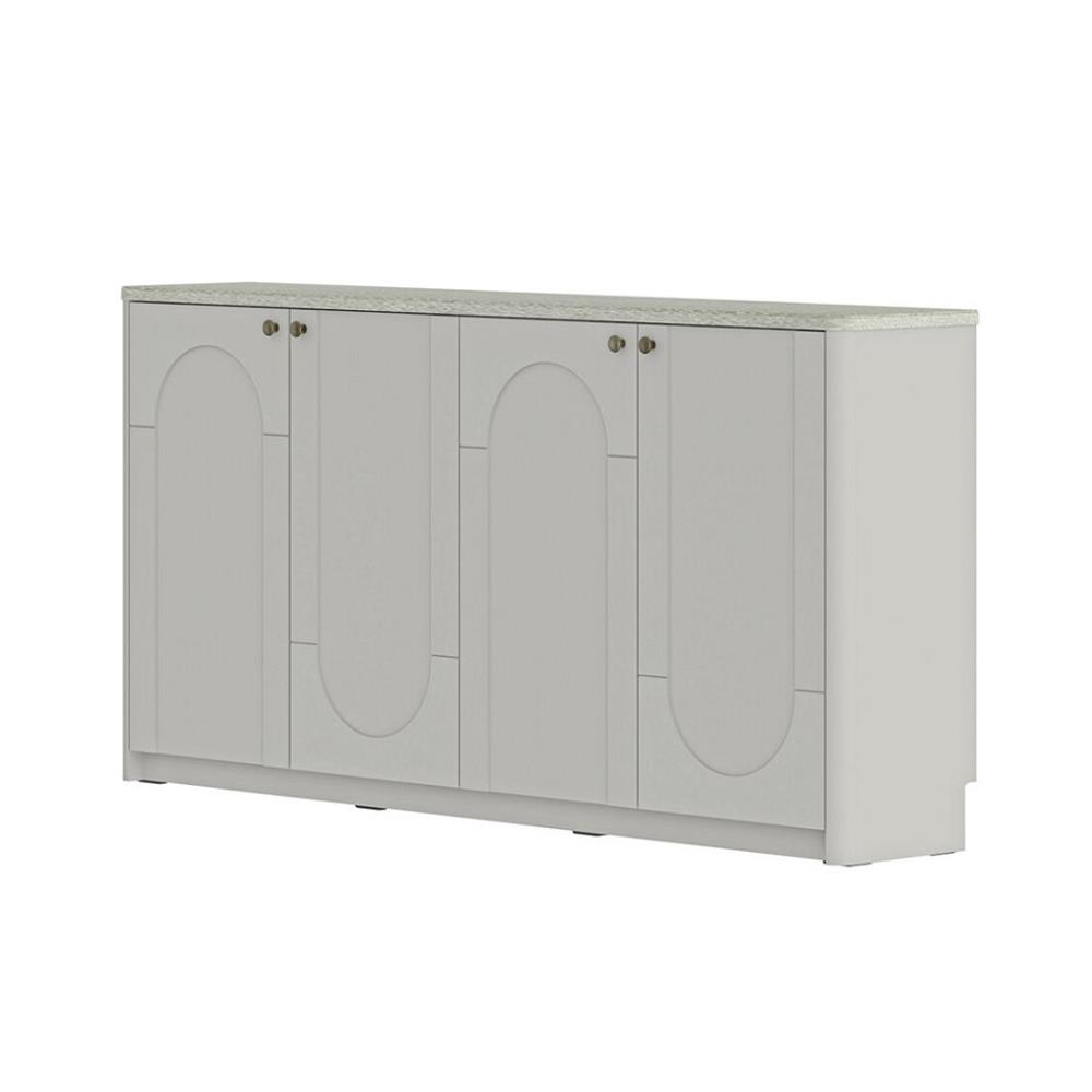 ตู้เตี้ย SB FURNITURE CLOUDIA 19243101 160 ซม. สีเทาอ่อน