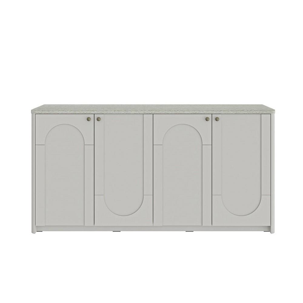 ตู้เตี้ย SB FURNITURE CLOUDIA 19243101 160 ซม. สีเทาอ่อน