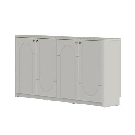 ตู้เตี้ย SB FURNITURE CLOUDIA 19243101 160 ซม. สีเทาอ่อน_0